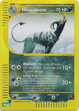 Houndoom Reverse Holo 12 Normal
