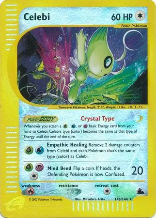 Celebi Reverse Holo 145 Normal