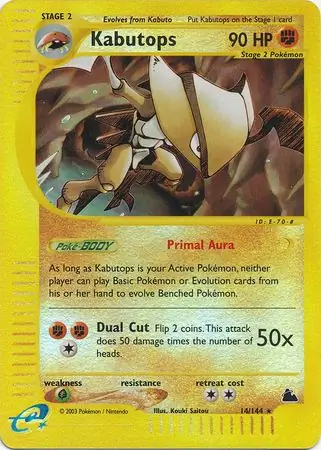 Kabutops Reverse Holo 14 Normal