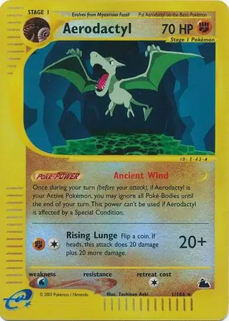 Aerodactyl Reverse Holo 1 Normal