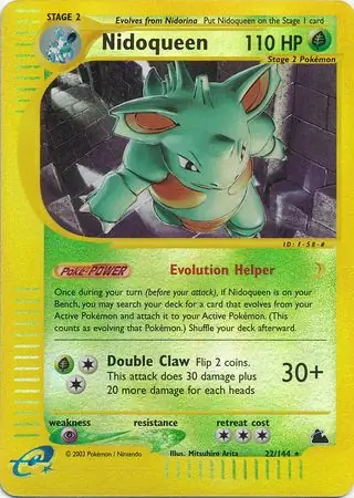 Nidoqueen Reverse Holo 22 Normal