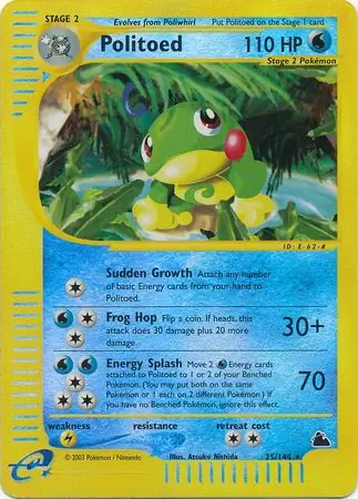 Politoed Reverse Holo 25 Normal