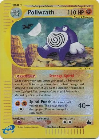 Poliwrath Reverse Holo 26 Normal