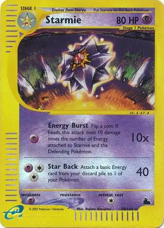 Starmie Reverse Holo 30