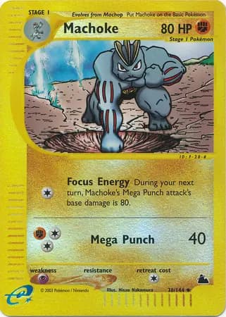 Machoke Reverse Holo 38 Normal
