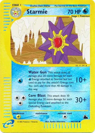 Starmie Reverse Holo 44