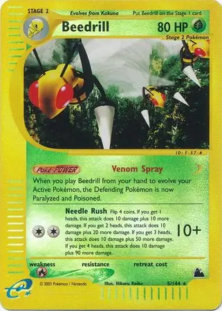 Beedrill Reverse Holo 5 Normal