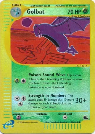 Golbat Reverse Holo 60