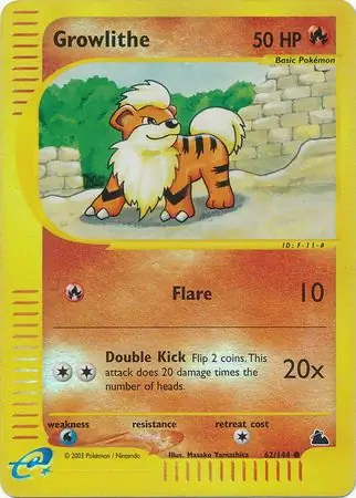 Growlithe Reverse Holo 62