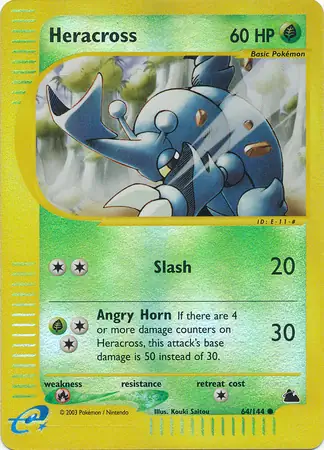 Heracross Reverse Holo 64 Normal