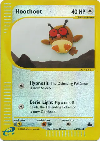 Hoothoot Reverse Holo 65 Normal