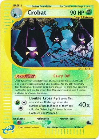 Crobat Reverse Holo 6 Normal