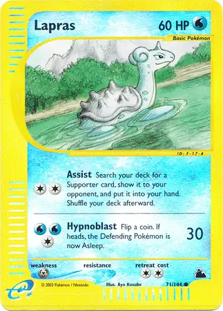 Lapras Reverse Holo 71 Normal