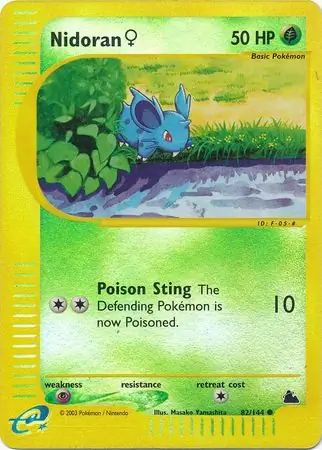 Nidoran F Reverse Holo 82 Normal