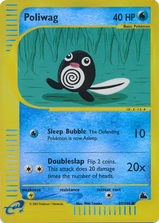 Poliwag Reverse Holo 87 Normal