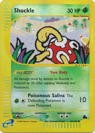 Shuckle Reverse Holo 96 Normal