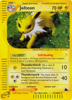 Jolteon Holo H12 Normal