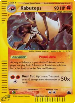 Kabutops Holo H13 Normal