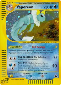 Vaporeon Holo H31 Normal