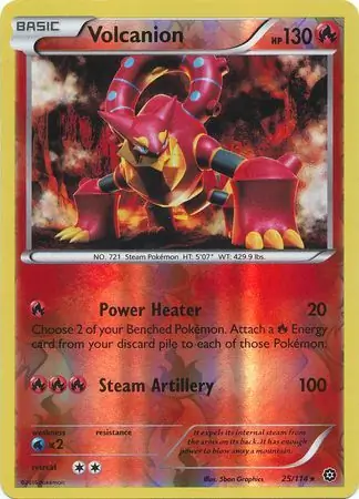 Volcanion Reverse Holo 25