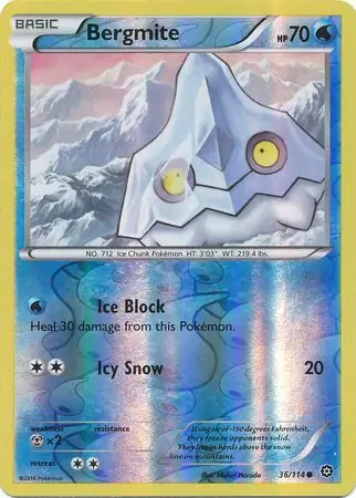 Bergmite Reverse Holo 36 Normal