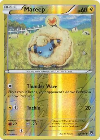Mareep Reverse Holo 38