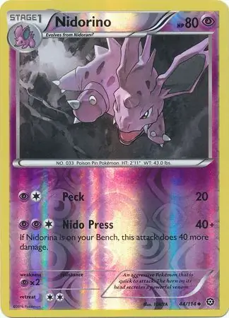 Nidorino Reverse Holo 44 Normal