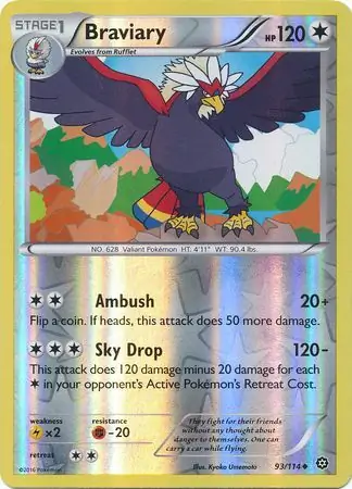 Braviary Reverse Holo 93 Normal