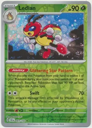 Ledian Reverse Holo 003 Normal