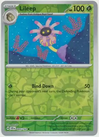 Lileep Reverse Holo 005 Normal