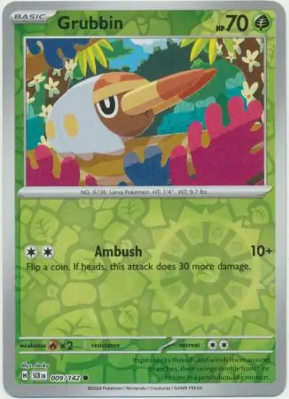 Grubbin Reverse Holo 009 Normal
