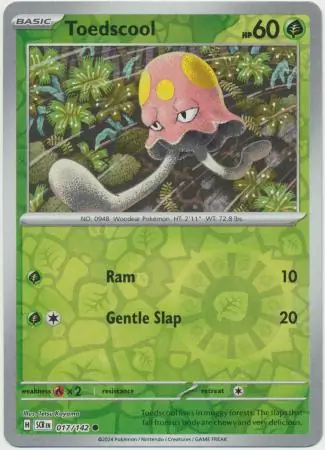 Toedscool Reverse Holo 017 Normal