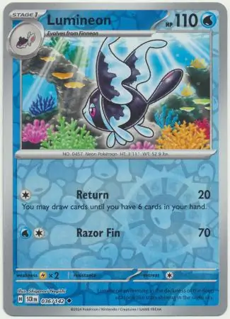 Lumineon Reverse Holo 036 Normal