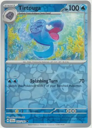 Tirtouga Reverse Holo 037 Normal