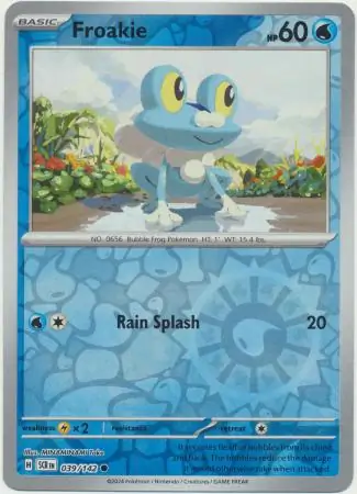Froakie Reverse Holo 039 Normal