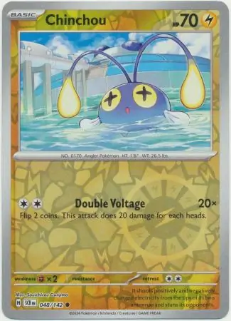 Chinchou Reverse Holo 048 Normal