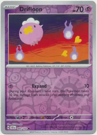 Drifloon Reverse Holo 060 Normal