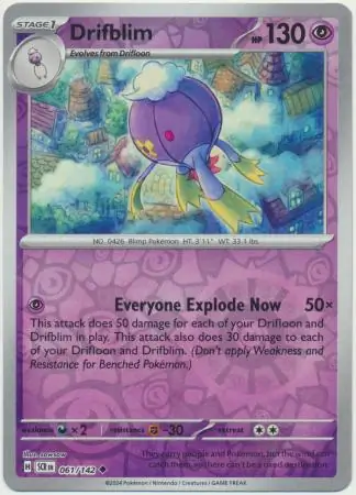 Drifblim Reverse Holo 061 Normal