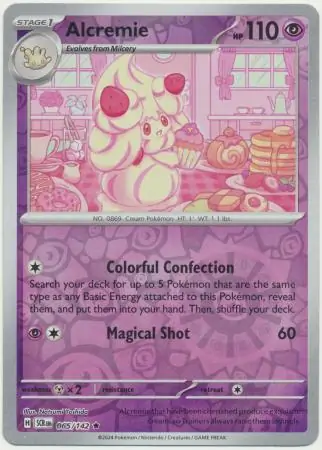 Alcremie Reverse Holo 065 Normal