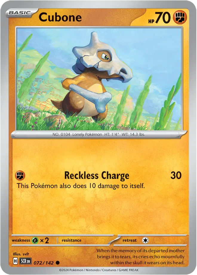 Cubone 072 Normal