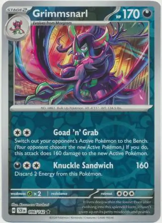 Grimmsnarl Reverse Holo 096 Normal