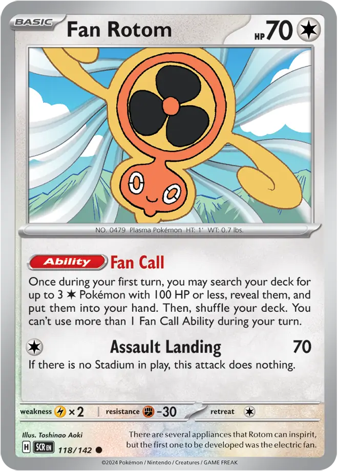 Fan Rotom 118 Normal