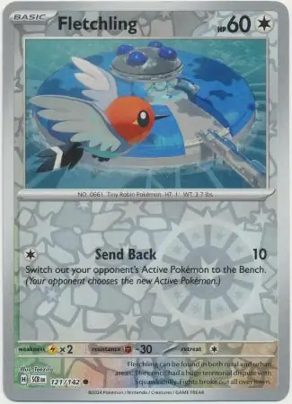 Fletchling Reverse Holo 121 Normal