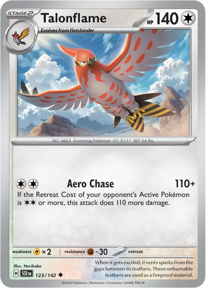 Talonflame 123 Normal