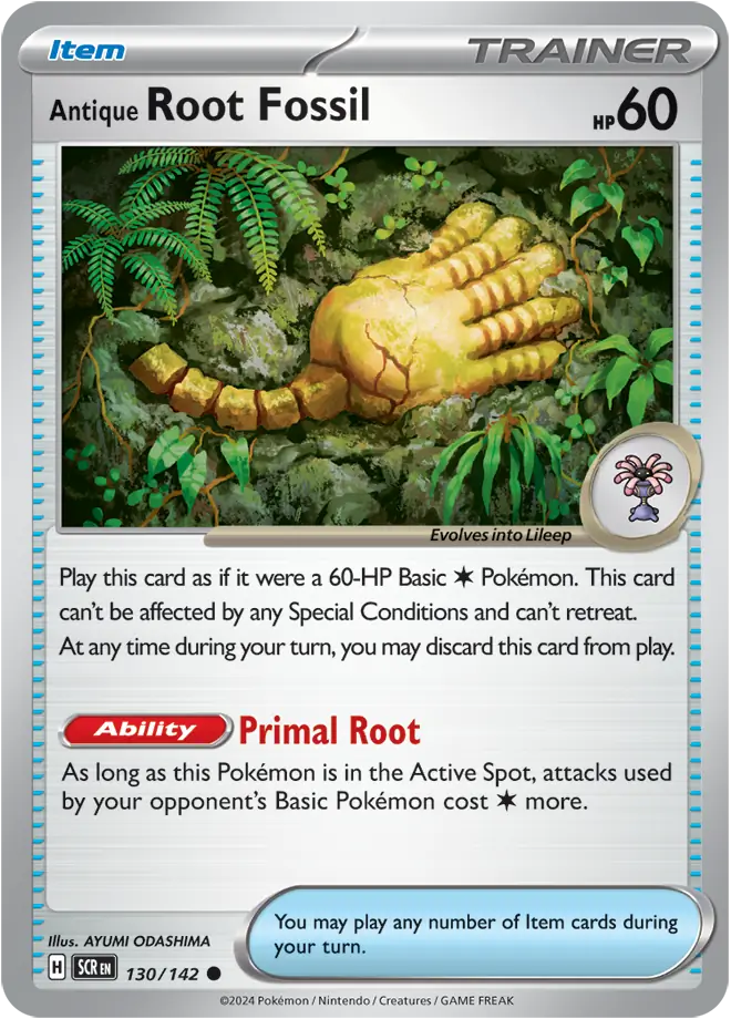 Antique Root Fossil 130 Normal