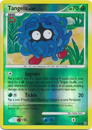 Tangela Reverse Holo 78