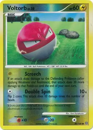 Voltorb Reverse Holo 80