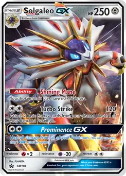 Solgaleo GX SM104 Normal