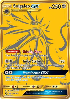 Solgaleo GX SM104a Normal