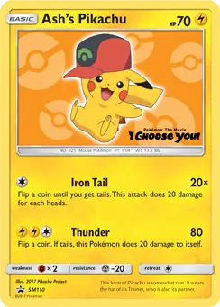 Ash's Pikachu SM110